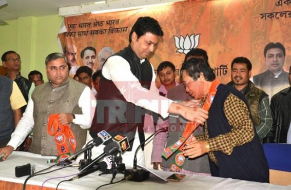 BJPâ€™s increasing support in Tripura hits Melarmath Party Office : â€˜BJP undergoing young-age & CPI-M almost retiredâ€™, says BJP Chief